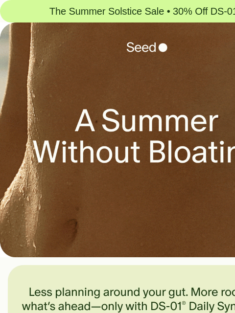 seed newsletter: Is your gut ready for summer?