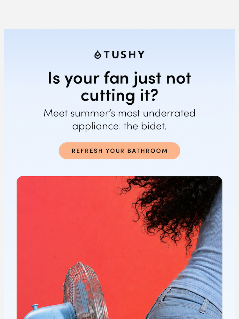 hellotushy newsletter: POV: You're stuck to your chair