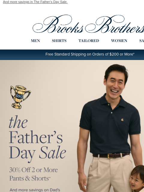 brooksbrothers newsletter: Ends Today: Up to 30% off pants & shorts