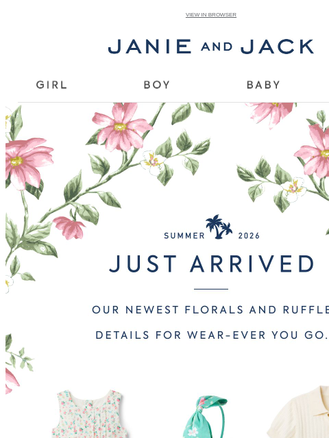 janieandjack newsletter: Our new collection + up to 60% off sale