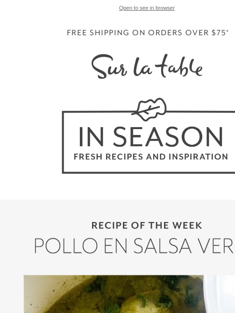 Pollo en Salsa Verde, Mango Salsa, Salsa Roja and more. Open to explore new recipes. ‌ ‌ ‌ ‌ ‌ ‌ ‌ ‌ ‌ ‌ ‌ ‌ ‌ ‌ ‌ ‌ ‌ ‌ ‌ ‌ ‌ ‌ ‌ ‌ ‌ ‌ ‌ ‌ ‌ ‌ ‌ ‌ ‌ ‌ ‌ ‌ ‌ ‌ ‌ ‌ ‌ ‌ ‌ ‌ ‌ ‌ ‌ ‌ ‌ ‌ ‌ ‌ ‌ ‌ ‌ ‌ ‌ ‌