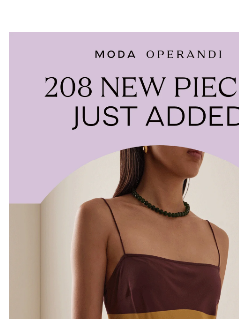 modaoperandi newsletter: WHAT'S NEW: Shop the week's latest pieces now