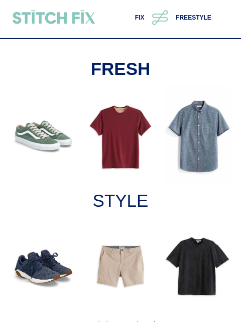 stitchfix newsletter: Easy summer looks, just for you