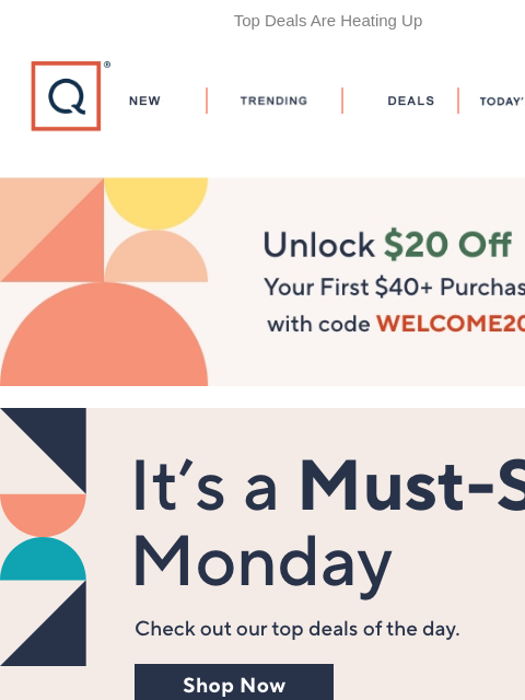 qvcemail newsletter: It's a Must-See Monday at Q