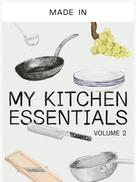 madeincookware newsletter: My Kitchen Essentials: Volume 2
