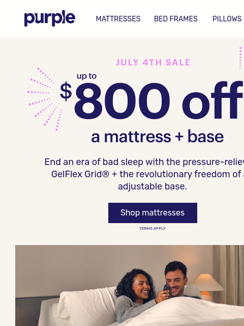purple newsletter: Liberate yourself from sleep tyranny