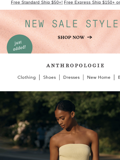 anthropologie newsletter: Wear the (knit) dress