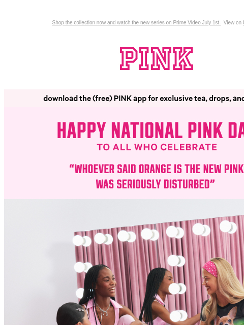 vspink newsletter: The Most Fab Collab (Ever) Is Hereee