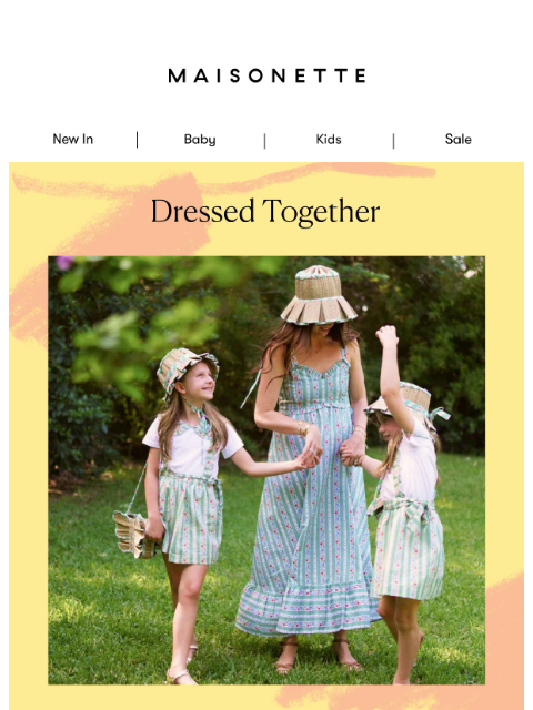 maisonette newsletter: Dressed Together: Mom & Mini