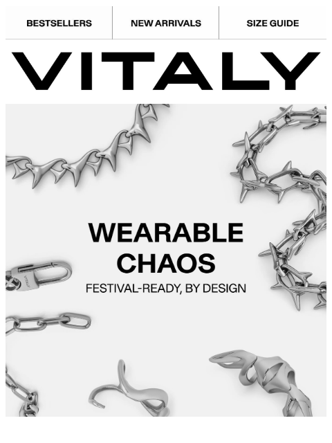 vitalydesign newsletter: Wearable Chaos