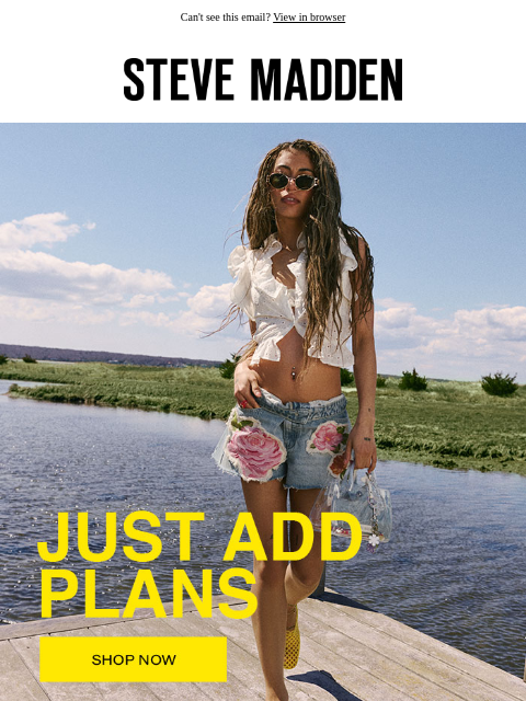 stevemadden newsletter: Start With The Shoes