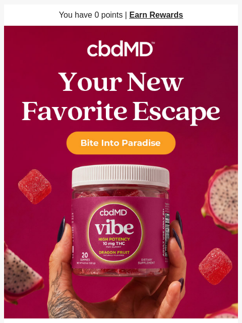 cbdmd newsletter: Meet Your New Tropical Vibe 🏝️