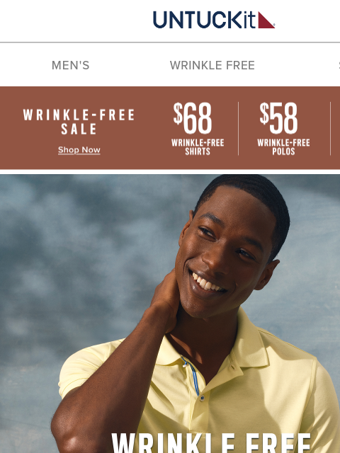 untuckit newsletter: Polos In Every Shade 🍅🍊🍋🍏🫐👖🪻⚫