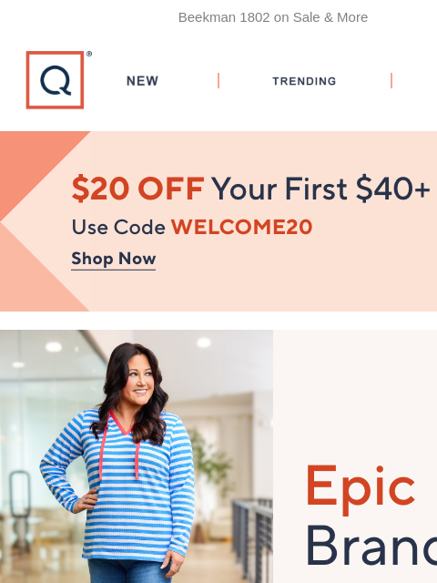 qvcemail newsletter: Brands You Love, Deals You Can't Miss