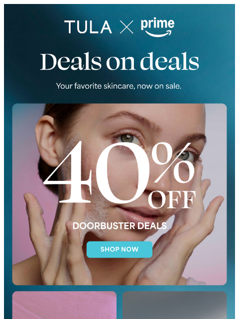 tula newsletter: Your skincare faves now up to 40% off 🥳
