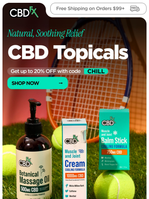cbdfx newsletter: Why use CBD topicals?