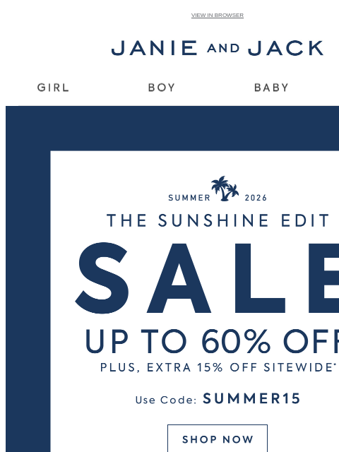 janieandjack newsletter: Love Disney? See what's new to sale...