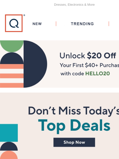 Dresses, Electronics & More QVC New TRENDING DEALS Unlock $20 off Your First Purchase deals tech dresses dmq Roar Organic 12 Bottles of Vitamin & Electrolyte Beverage Roar Organic 12 Bottles of