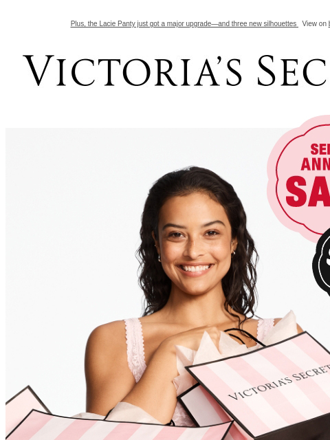 victoriassecret newsletter: Extra 25% Off Sale Won't Last Long