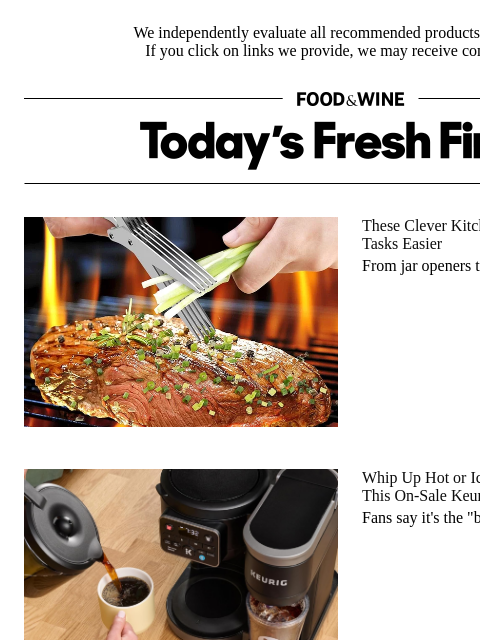 foodandwine newsletter: Love Hot and Iced Coffee? You Need This On-Sale Co...