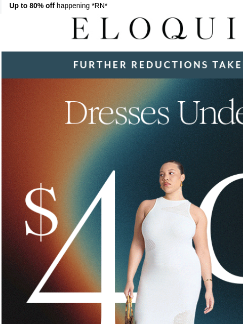 eloquii newsletter: Dresses under $49, anyone?