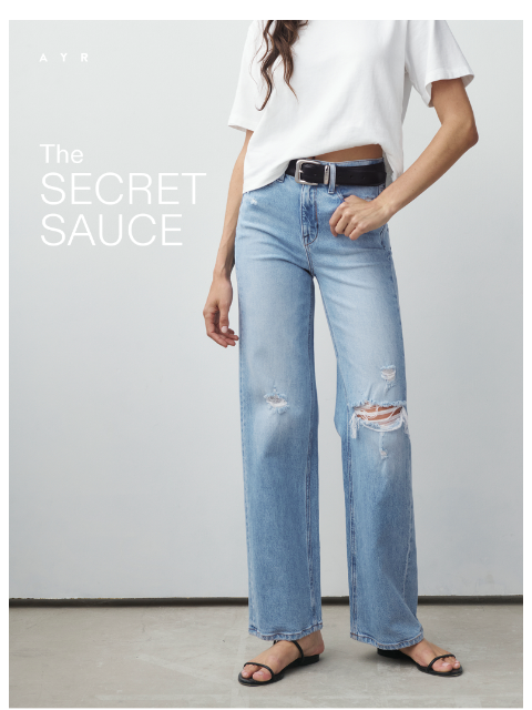 ayr newsletter: ‘90s summer jeans