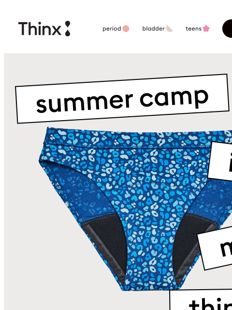 shethinx newsletter: 🏕️ Summer camp essential