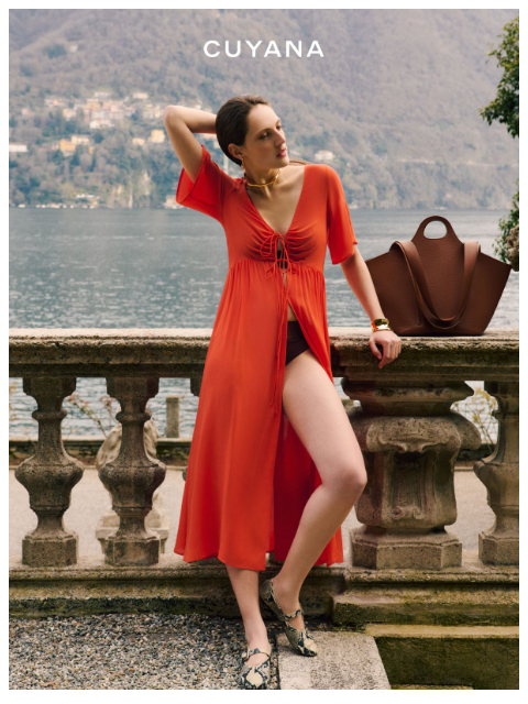 cuyana newsletter: New Tencel Maxi Cover Up