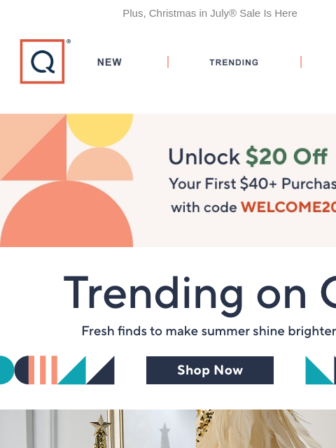 qvcemail newsletter: Save on Summertime Trends