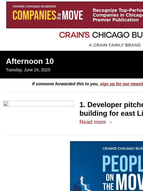 crainalerts newsletter: Wieners Circle could get new neighbor