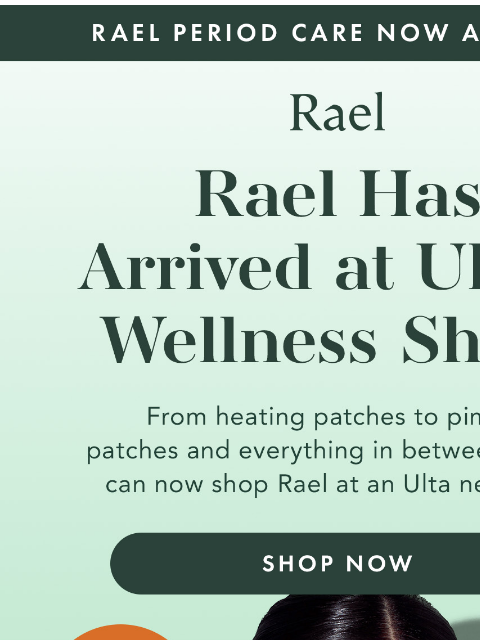 getrael newsletter: Rael Period Care Now At Ulta!