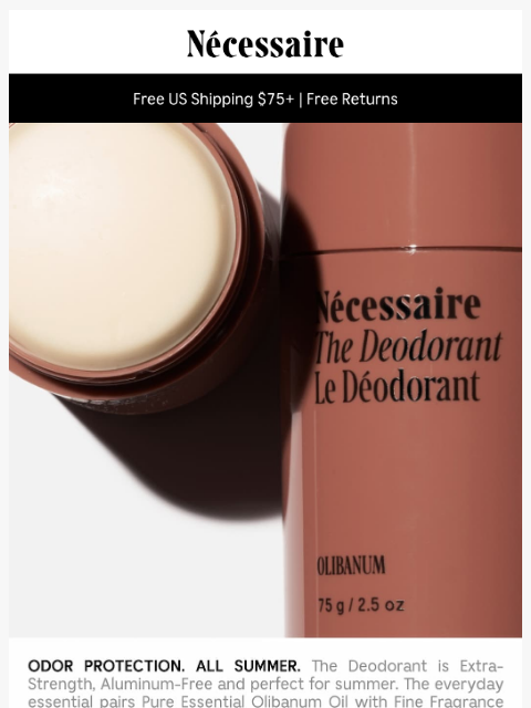 necessaire newsletter: Perfect For Summer Heat.
