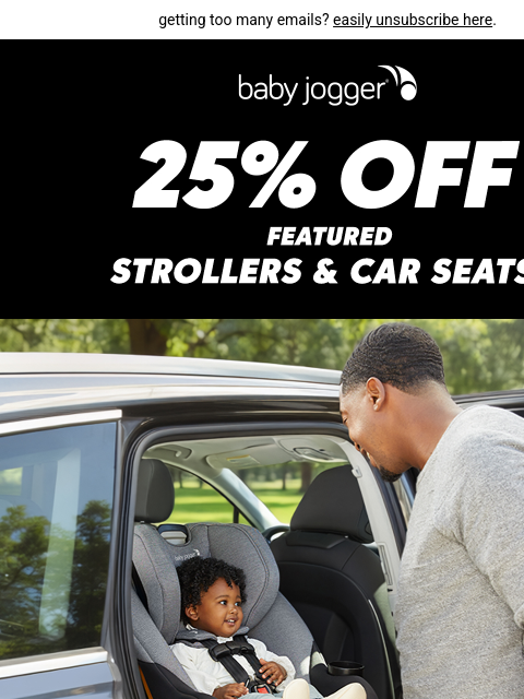 babyjogger newsletter: summer starts with 25% off 🔥