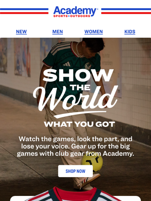 academy newsletter: Your Team, Your Colors ⚽️ Jerseys + More