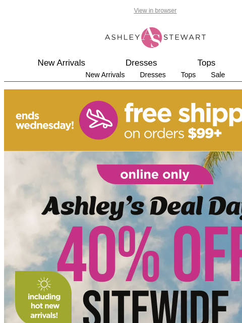ashleystewart newsletter: Find your perfect length!