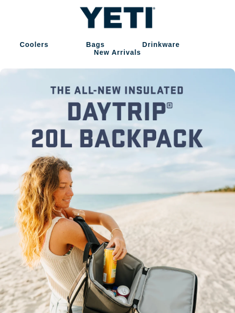yeti newsletter: The New Daytrip® 20L Backpack Is Here