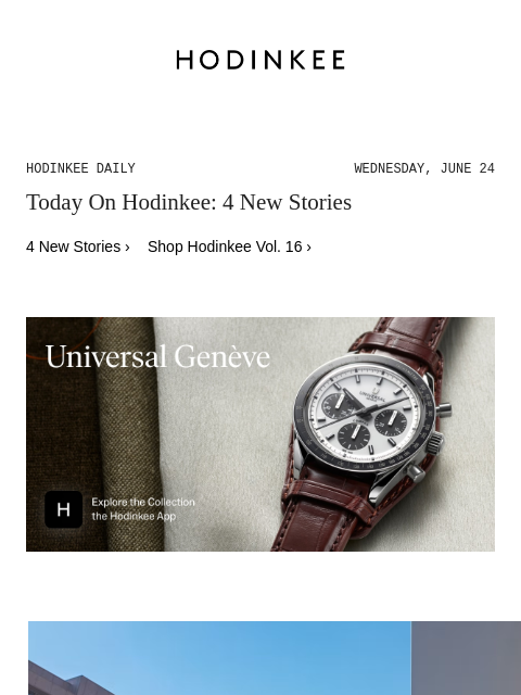 hodinkee newsletter: Hodinkee Daily | 06/24/2026