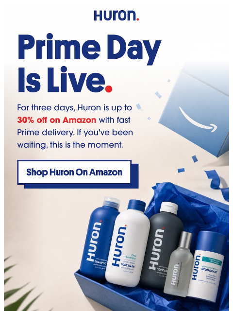 usehuron newsletter: Here's up to 30% off (and 2-day shipping)