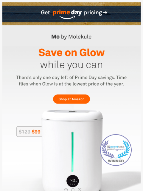 molekule newsletter: Glow Under $100? This Won’t Last