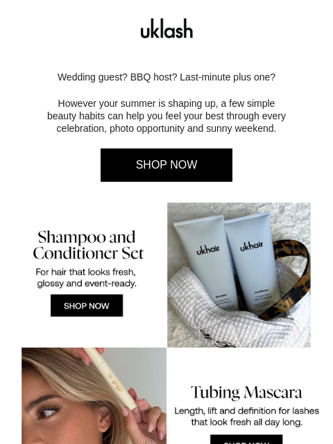 uklash newsletter: RSVP: yes. Last-minute panic: no.