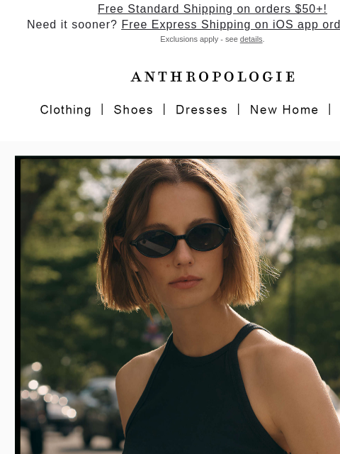 anthropologie newsletter: Stylists’ picks: tanks they have on 🔁