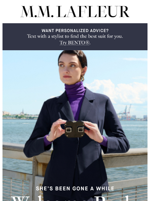 mmlafleur newsletter: Oprah's favorite jacket is back in stock.