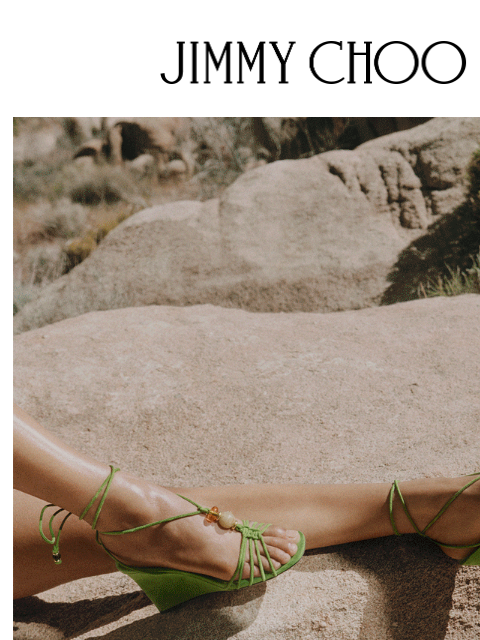 jimmychoo newsletter: Summer Tones: Clover Green