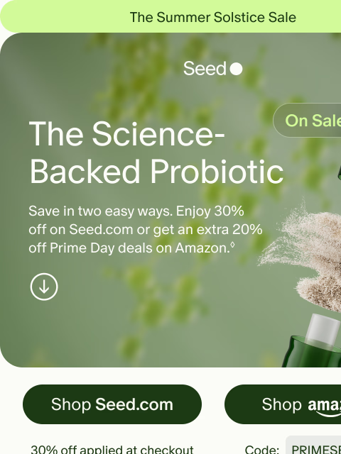 seed newsletter: The Summer Solstice Sale is on.