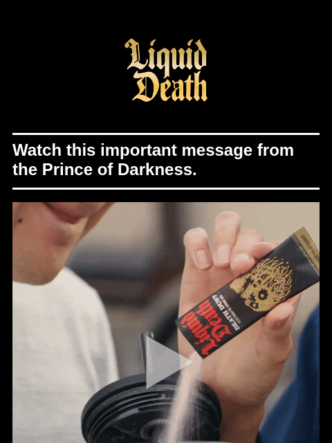 Watch this important message from the Prince of Darkness. ͏ ͏ ͏ ͏ ͏ ͏ ͏ ͏ ͏ ͏ ͏ ͏ ͏ ͏ ͏ ͏ ͏ ͏ ͏ ͏ ͏ ͏ ͏ ͏ ͏ ͏ ͏ ͏ ͏ ͏ ͏ ͏ ͏ ͏ ͏ ͏ ͏ ͏ ͏ ͏ ͏ ͏ ͏ ͏ ͏ ͏ ͏ ͏ ͏ ͏ ͏ ͏ ͏ ͏ ͏ ͏ ͏ ͏ ͏ ͏ ͏ ͏ ͏ ͏ ͏ ͏ ͏ ͏ ͏ ͏ ͏ ͏