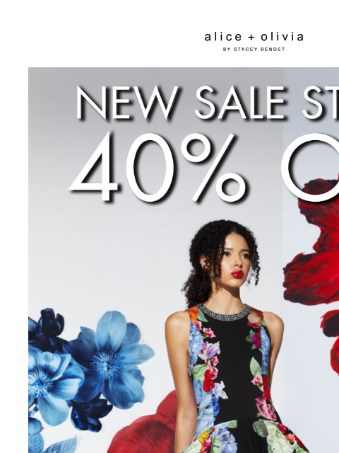 aliceandolivia newsletter: NEW MARKDOWNS ARE 40% OFF!