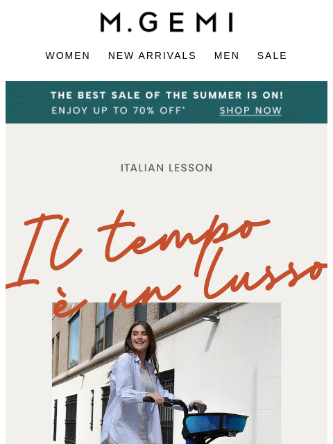 mgemi newsletter: Time Is A Luxury