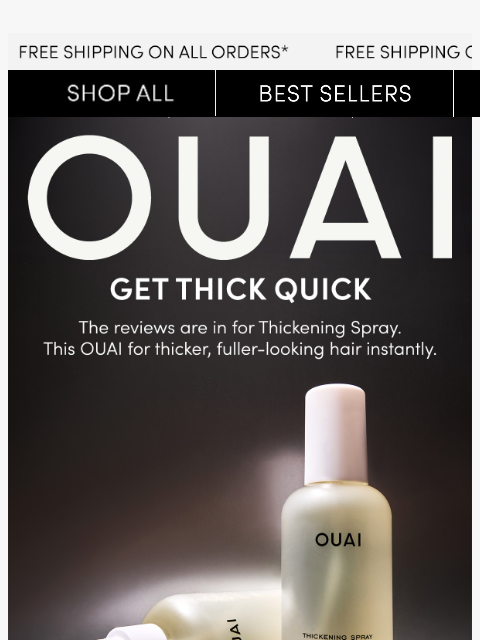 theouai newsletter: Get thick quick
