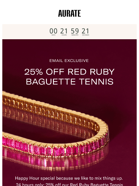 auratenewyork newsletter: HAPPY HOUR SALE 🍹