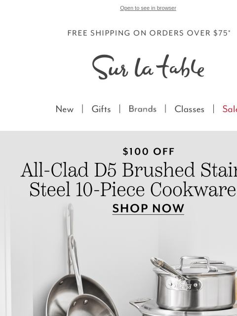 surlatable newsletter: One Set. Endless Possibilities.